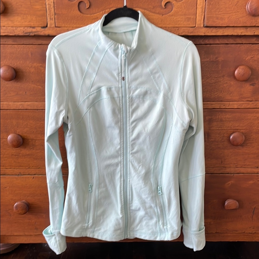 Lululemon mint green Define jacket 12